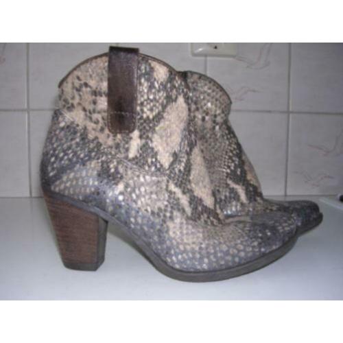 Leren Python snake Laarzen O moda vrouwelijk-elegant maat 36