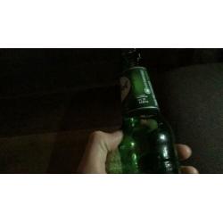 Grolsch flesje van professor t.groeneveld