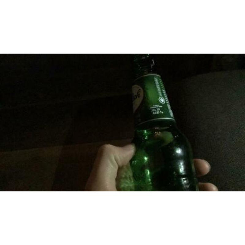 Grolsch flesje van professor t.groeneveld