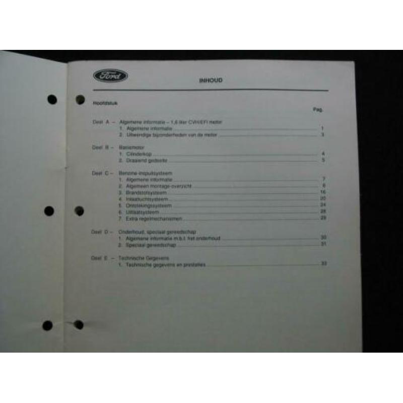 Dealer Ford Werkplaatsboeken - Werkplaatshandboeken