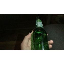 Grolsch flesje van professor t.groeneveld