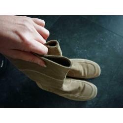 Prachtige nette beige suede TOMMY HILFIGER laarzen maat 36