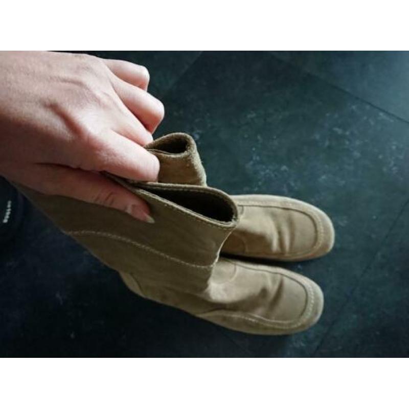 Prachtige nette beige suede TOMMY HILFIGER laarzen maat 36