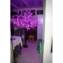 Led verlichting Sier of decoratieboom groen - pink - wit nr5
