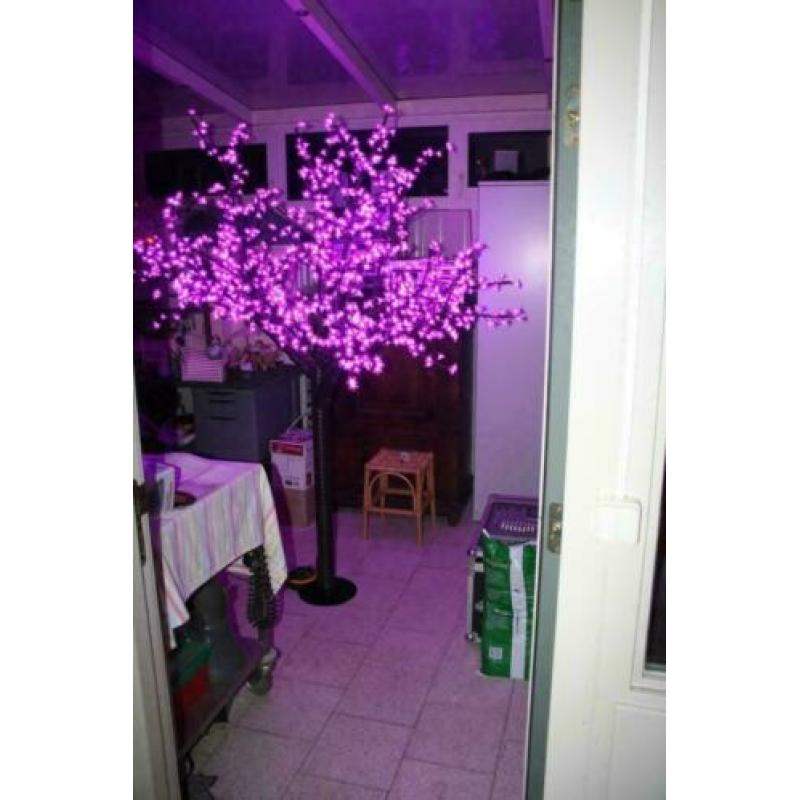 Led verlichting Sier of decoratieboom groen - pink - wit nr5