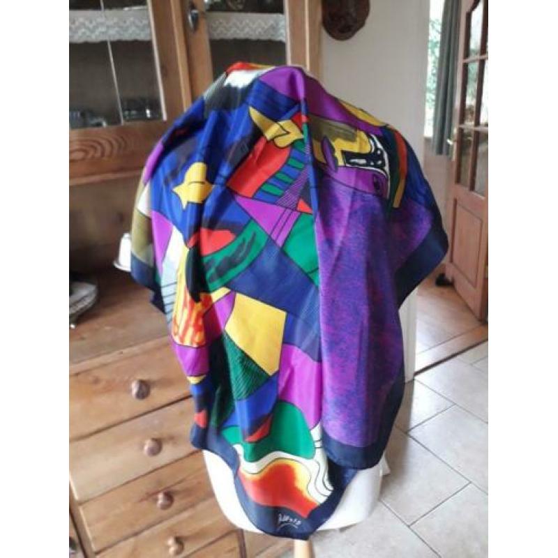 nieuw PICASSO zijde zijden shawl schilderij
