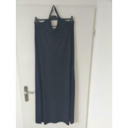 ONLY CARMAKOMA schitterende donkerblauwe lange jurk maat 46
