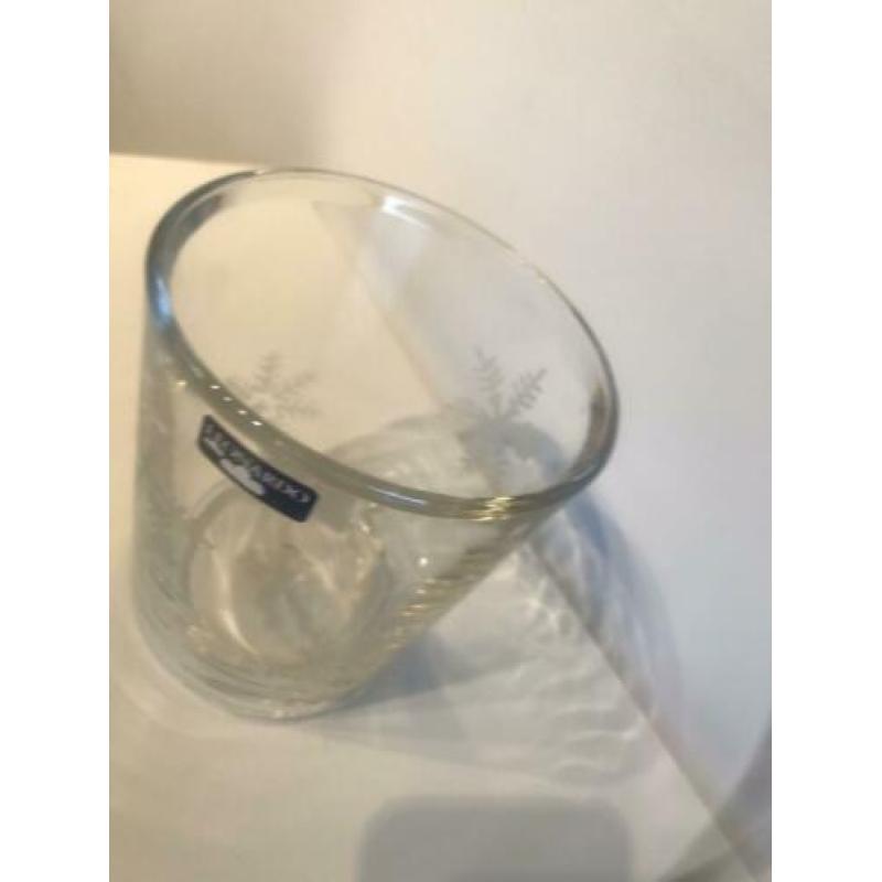 Leonardo windlicht sterren 13cm glas nieuwstaat