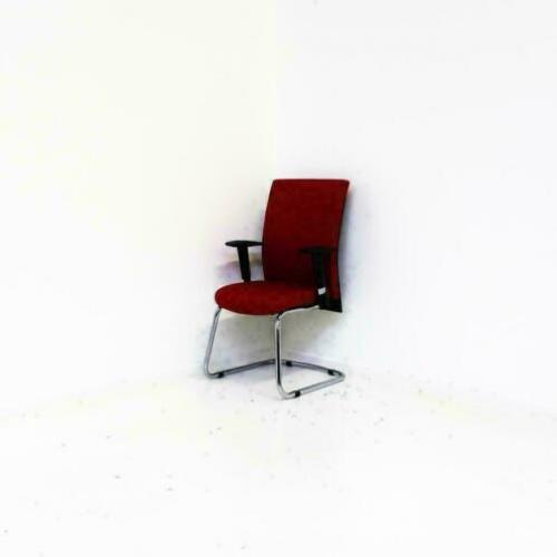 Vergaderstoelen, ROOD, Slede-stoelen, Kantoorstoelen, Stoel