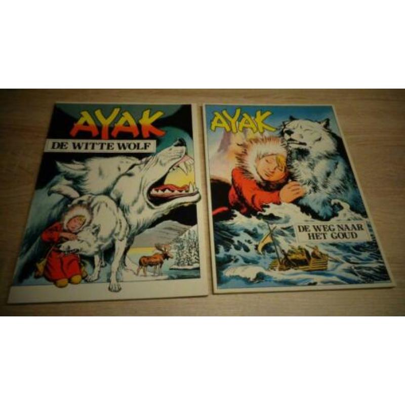 Ayak stripboeken 2 stuks zgan staat