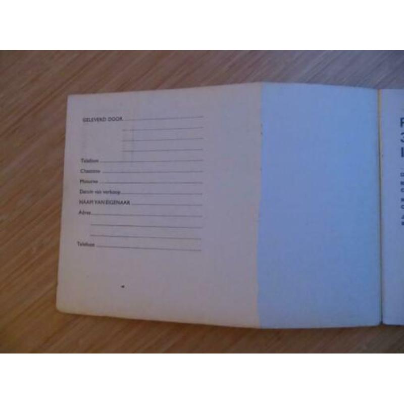 NL instructieboek Rover 3500 Automaat, 3500S, ca. 1970, mooi