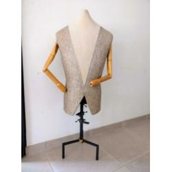 paspop met houten armen vintage