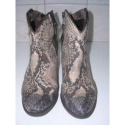 Leren Python snake Laarzen O moda vrouwelijk-elegant maat 36