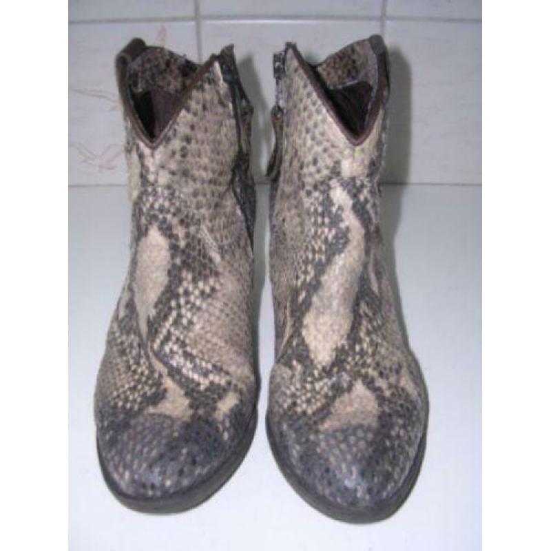 Leren Python snake Laarzen O moda vrouwelijk-elegant maat 36