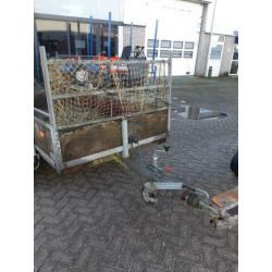 Solide aanhangwagen tandemasser