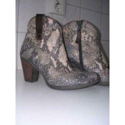 Leren Python snake Laarzen O moda vrouwelijk-elegant maat 36