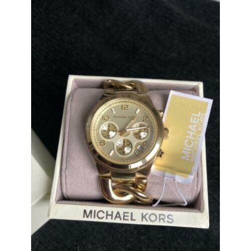 Michael kors horloge gold nieuw