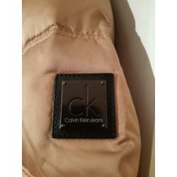 calvin klein jas NIEUW maat S goud