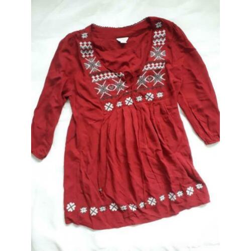 Monsoon blouse met borduur maat L / 14 UK maat