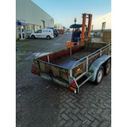 Solide aanhangwagen tandemasser