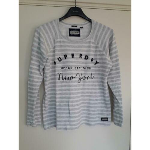 Superdry gave trui maat L gestreept