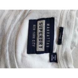 Superdry gave trui maat L gestreept