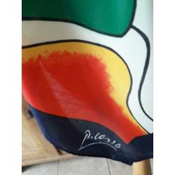 nieuw PICASSO zijde zijden shawl schilderij