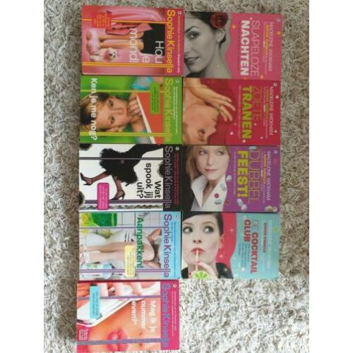 Madeleine Wickham/Sophie Kinsella boeken