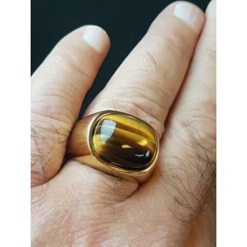 nieuwe heren ring maat 20.5 RvS
