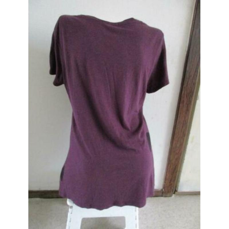 Diep paarse Paaala top L Bamboo fairtrade