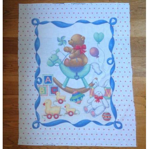 Paneelstof voor boxkleed speelkleed paneel beer kleed quilt
