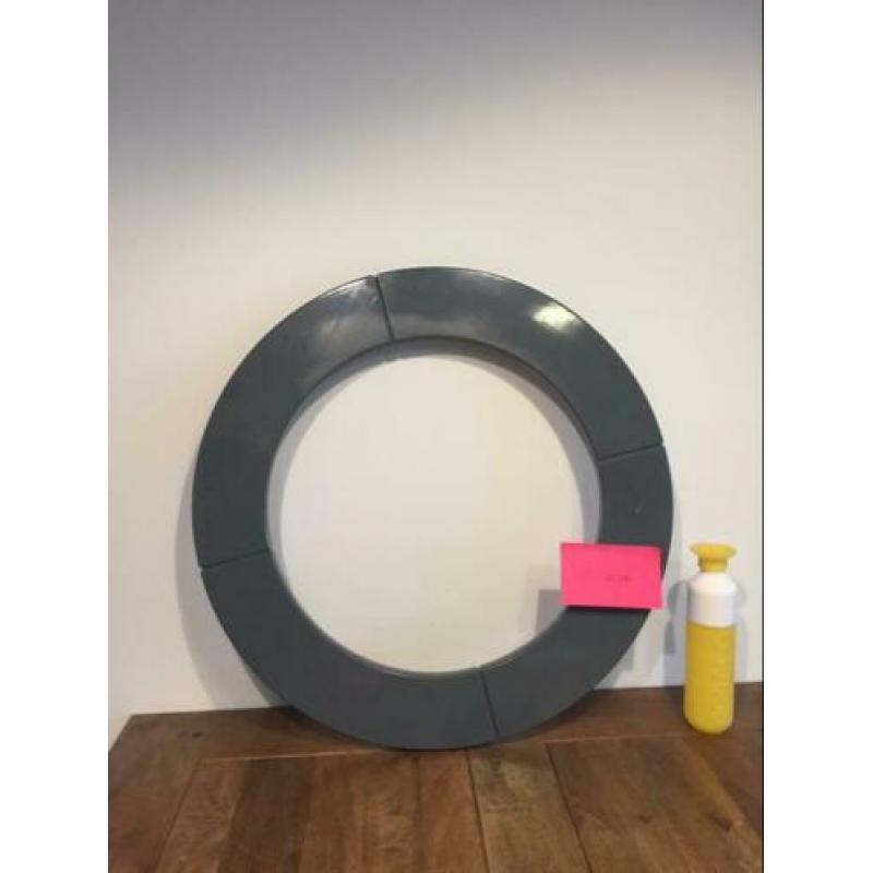 bruiloft accessoire: ronde, grijze lijst voor feest-foto