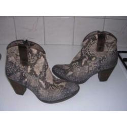 Leren Python snake Laarzen O moda vrouwelijk-elegant maat 36