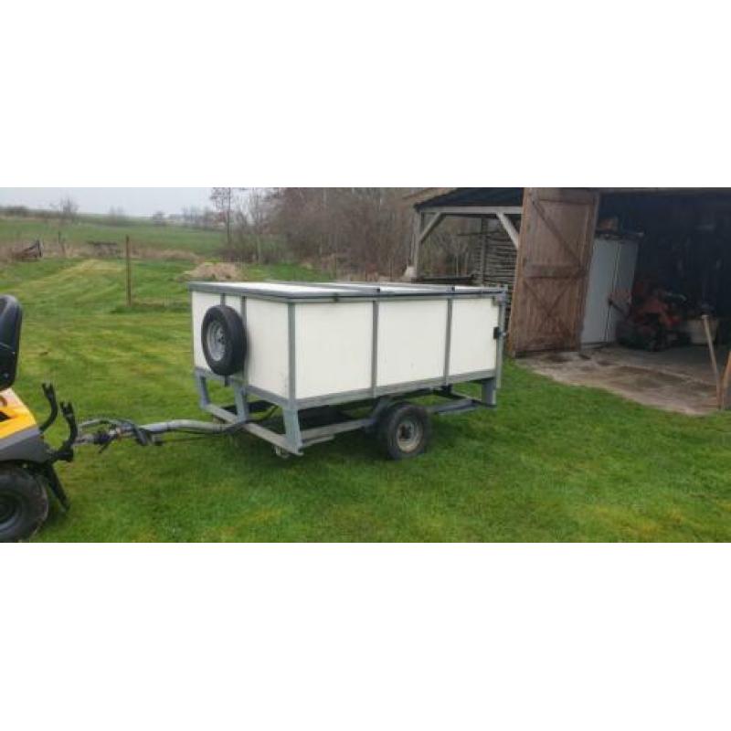 Kart aanhanger, dichte aanhanger