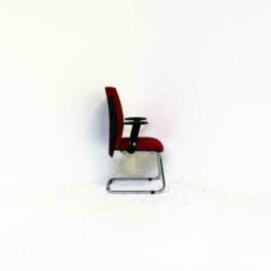 Vergaderstoelen, ROOD, Slede-stoelen, Kantoorstoelen, Stoel