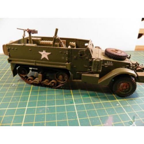US mortier halftrack WOII 1/35