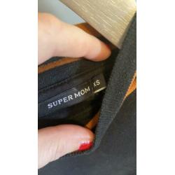 Supermom zwangerschapsjurk xs, positiekleding (twv €40,-)