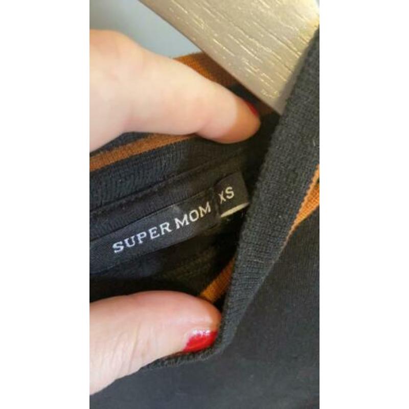 Supermom zwangerschapsjurk xs, positiekleding (twv €40,-)