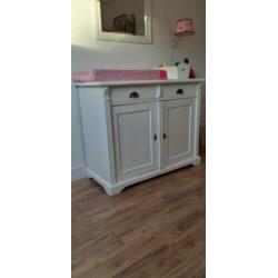 Mooie witte Biedermeier commode