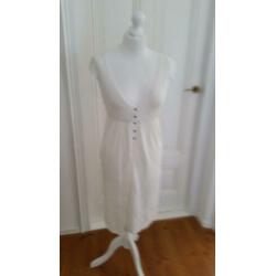 Te koop prachtige dames lange vest wit maat XS merk Expresso