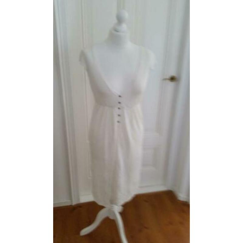 Te koop prachtige dames lange vest wit maat XS merk Expresso