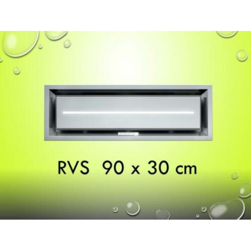 90x60cm - 90x30cm plafond kook eiland afzuigkap