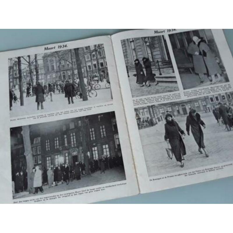 1934 "HET LEVEN geïllustreerd" : overlijden koningin Emma !!
