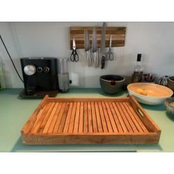Massief houten dienblad