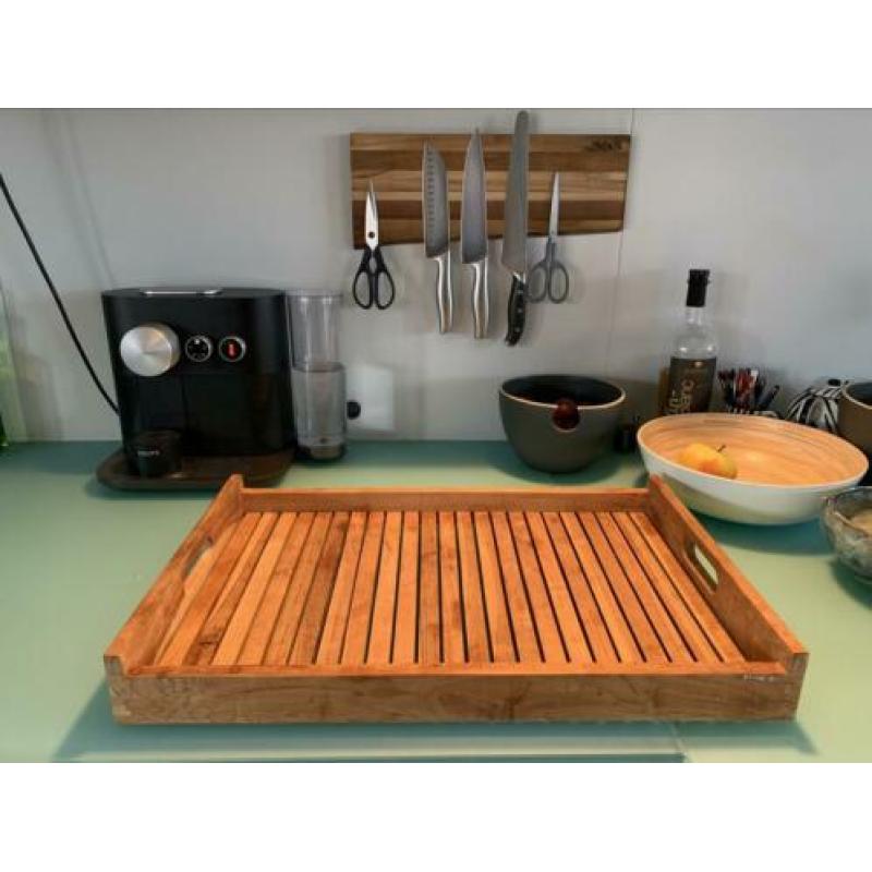 Massief houten dienblad