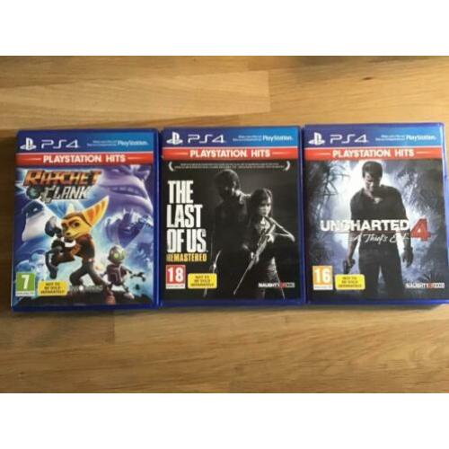 3 PlayStation 4 spellen (informatie in beschrijving)