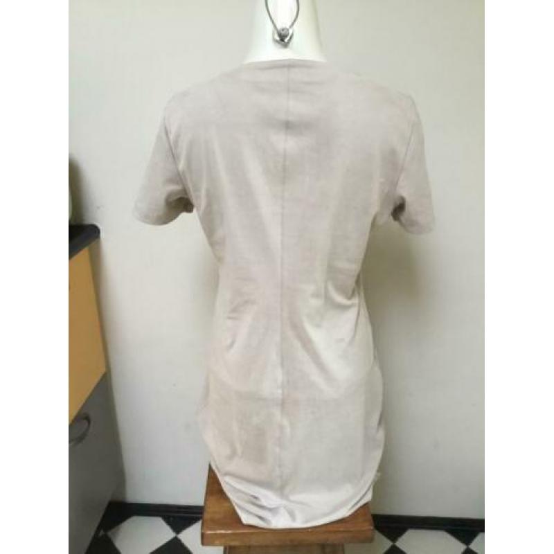 Esprit beige ecru jurkje suède achtig m