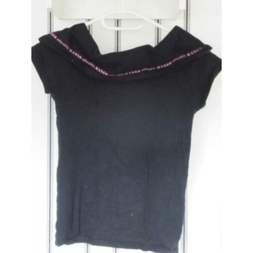 Mango dames shirt maat M zwart