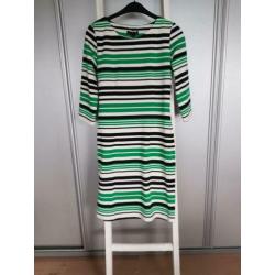 Smashed Lemon jurk streep groen