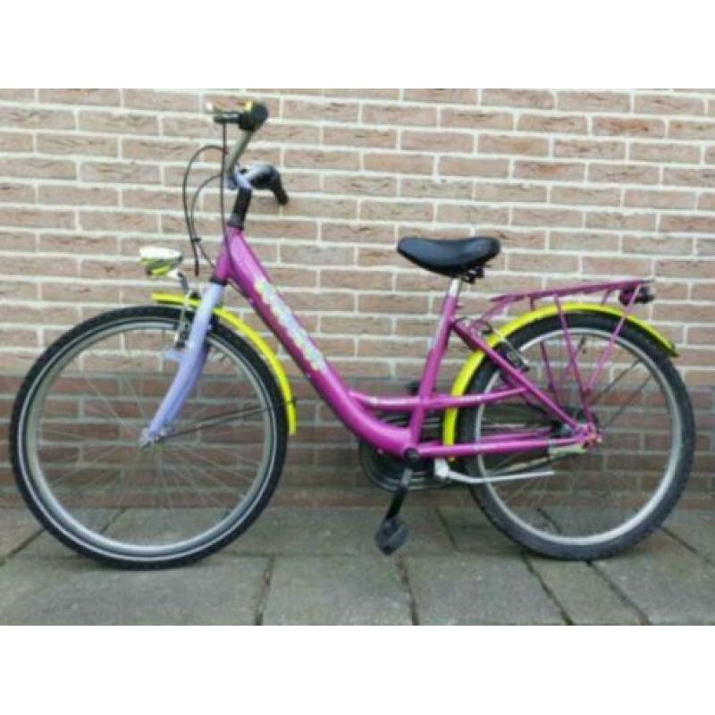 Meisjes fiets met 3 naaf versnellingen, 24 inch